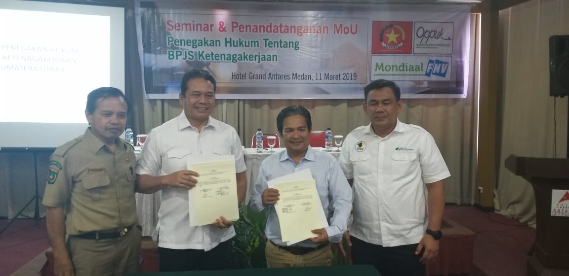 BPJS Ketenagakerjaan Teken MOU dengan Serikat Buruh Perkebunan